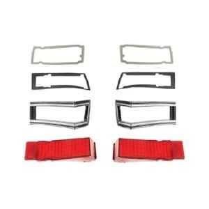 1968 Chevelle Tail Light Lens and Bezels w Gaskets