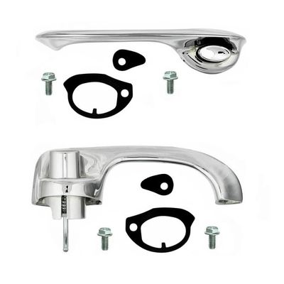 1964-67 Chevelle Complete Outside Door Handles  - Chrome
