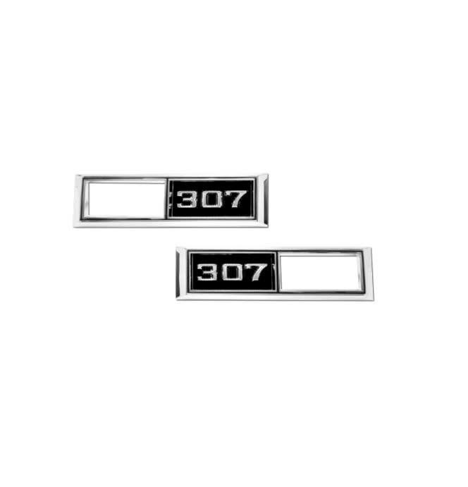 1969 Chevelle &quot;307&quot;  Fender Side Bezels -Pair