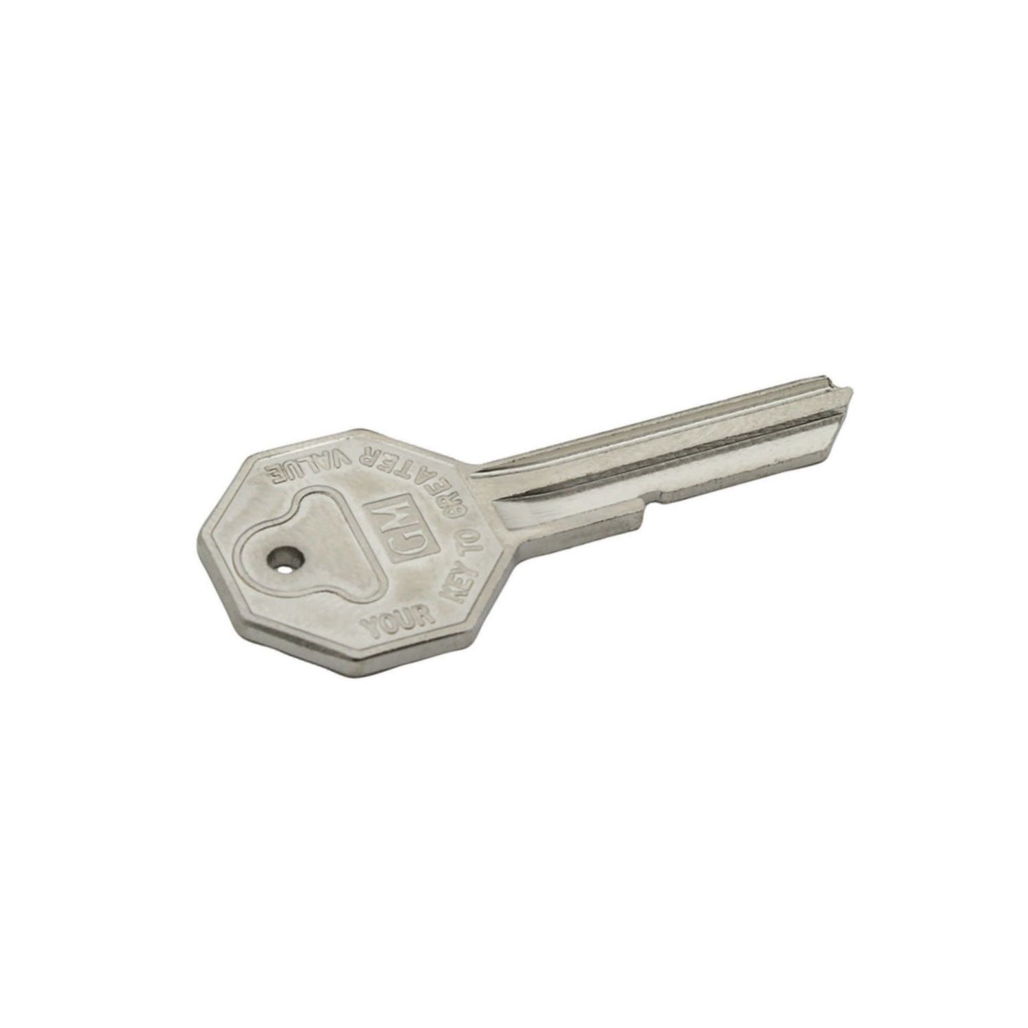 Blank GM Key Octagon &quot;C&quot; Code