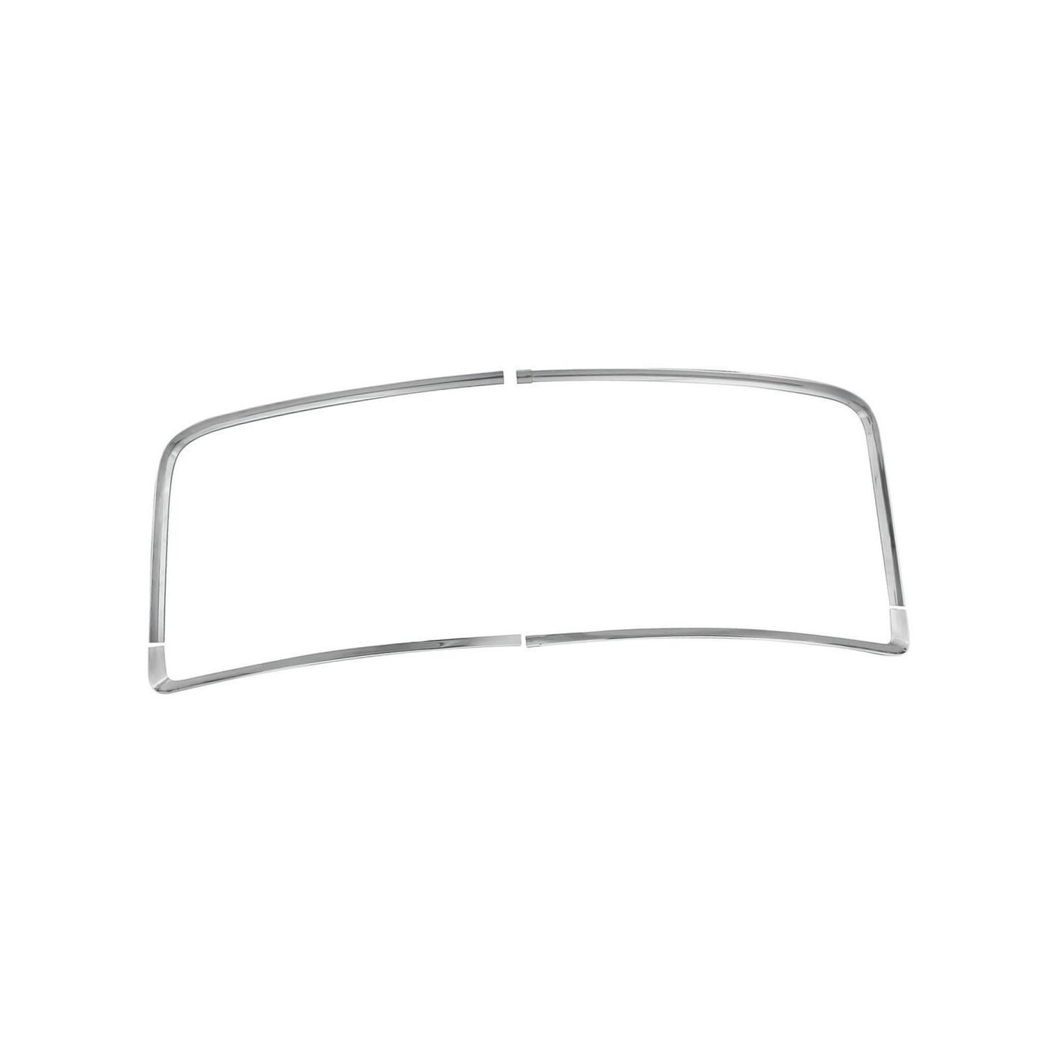 1966-67 Chevelle Rear Windowshield Trim - 4-Pc Set