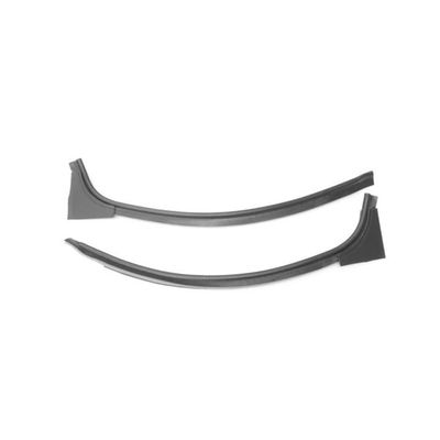 1970-72 Chevelle Hardtop &amp; Convertible Door Jamb Windlace Pair - Black