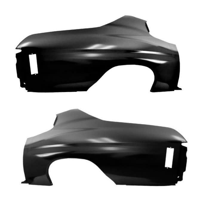 1970-72 Chevelle Full Quarter Coupe -Pair - LH and RH