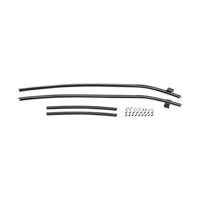1964-65 Chevelle 2-Dr Sedan Quarter Glass Run Channel Kit Un-Beaded for Functional Window