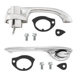 1968-69 Chevelle Complete Outside Door Handles  - Chrome