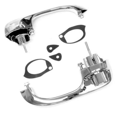1970-72 Chevelle Complete Outside Door Handles - Chrome