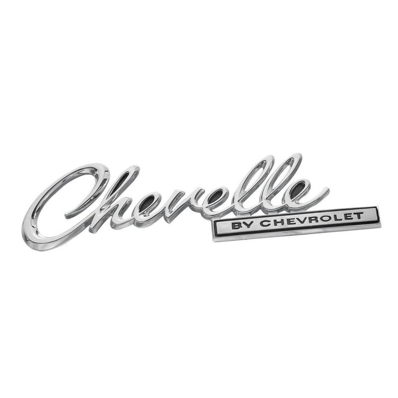 1969 Chevelle Trunk Emblem - &quot;Chevelle by Chevrolet&quot;