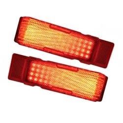 1968 Chevelle Tail Light Lens -LED Pair