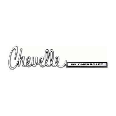 1971-72 &quot;Chevelle by Chevrolet&quot; Trunk Emblem