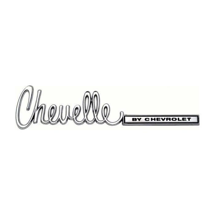 1971-72 &quot;Chevelle by Chevrolet&quot; Trunk Emblem