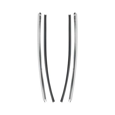1968-72 Chevelle 1/4 Window Glass Chrome - Pair