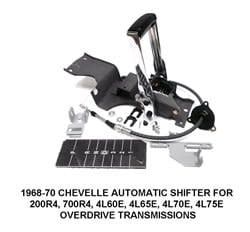 1968-70 Chevelle  Shiftworks 4-Speed Auto Shifter Kit