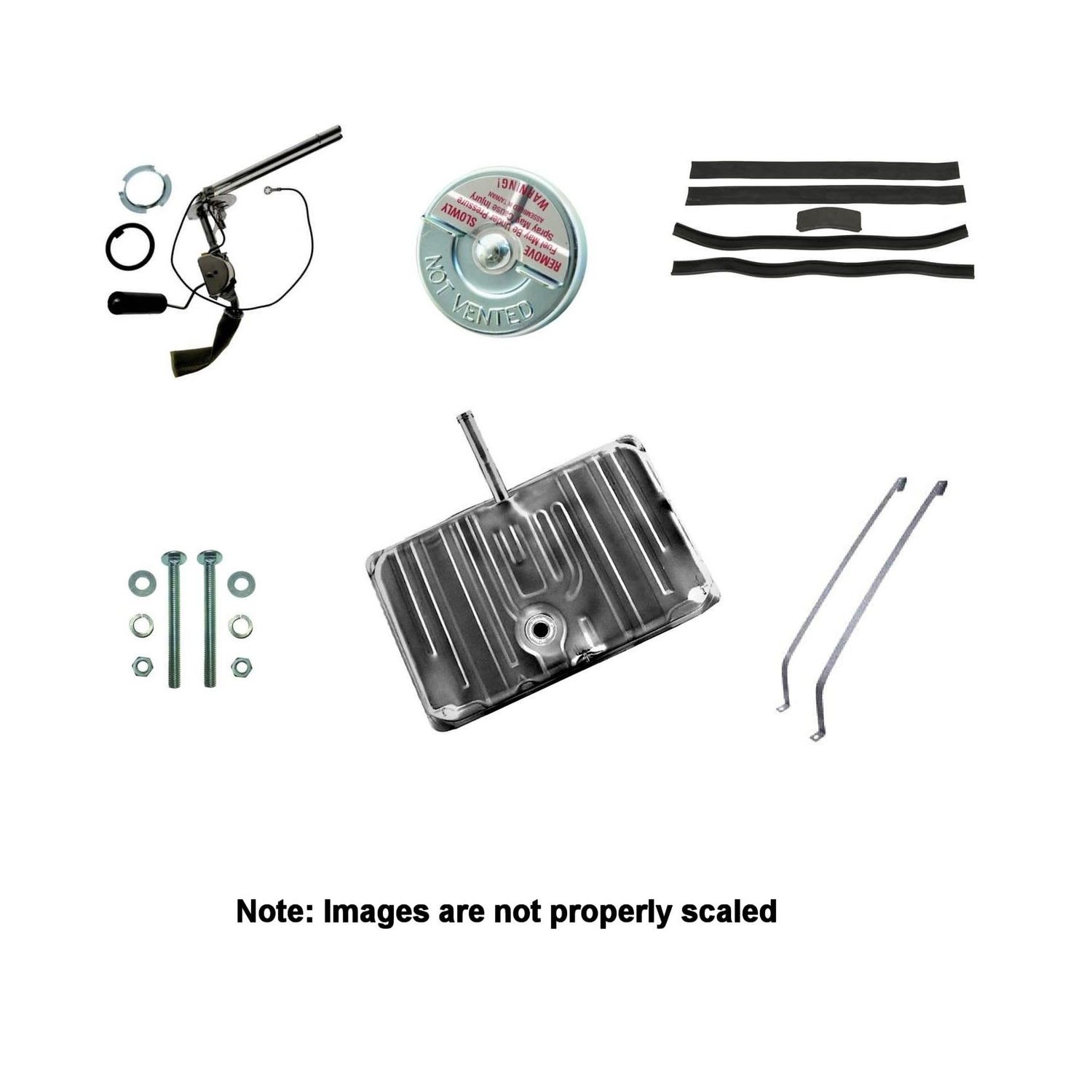 1970-72 Chevelle Fuel Tank Kit w/o ECC