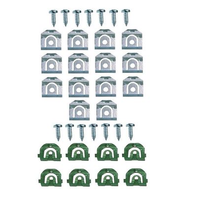 1966-67 Chevelle Conv Front Windshield Clip Kit 36 pc