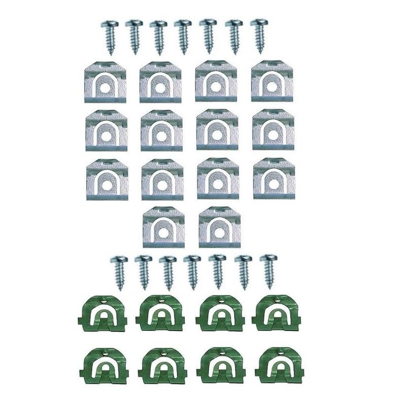 1966-67 Chevelle Conv Front Windshield Clip Kit 36 pc