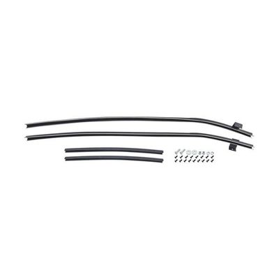1964-65 Chevelle 2-Dr Sedan Quarter Glass Run Channel Kit Beaded for Functional Window