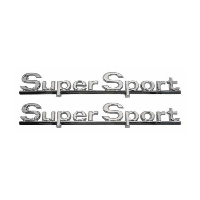 1966 Chevelle Quarter Panel Super Sport Emblem - Pair