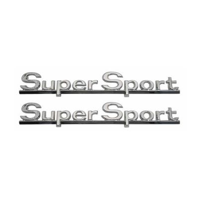 1966 Chevelle Quarter Panel Super Sport Emblem - Pair