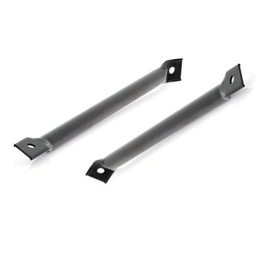 1967-69 Camaro /Firebird Fender to Radiator Bars Black- Pair