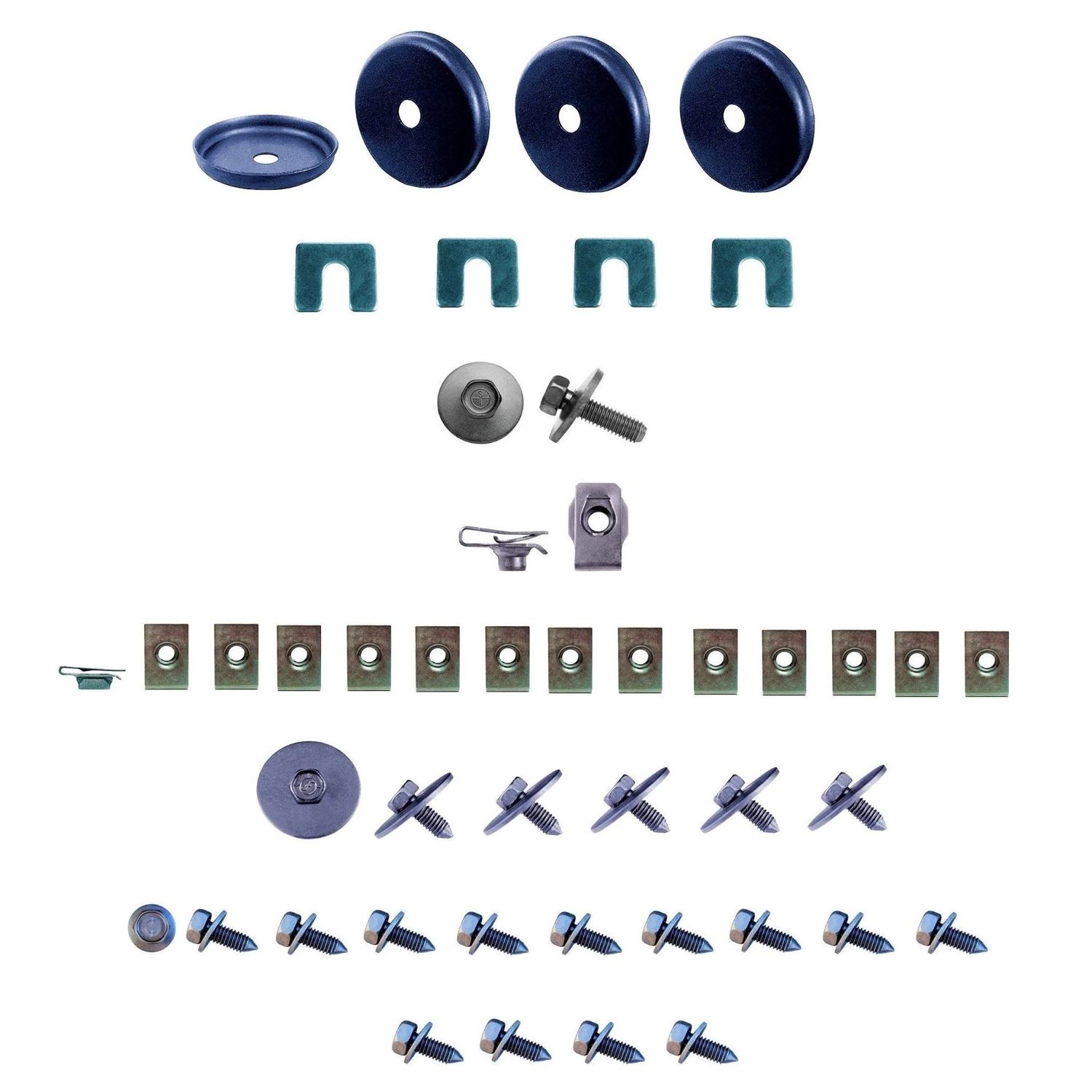 1967-69 Camaro Inner Fender Bolt Kit 46-Pc Kit
