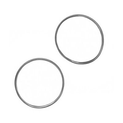 1969 Camaro RS Stainless Park Lens Trim Rings - Pair