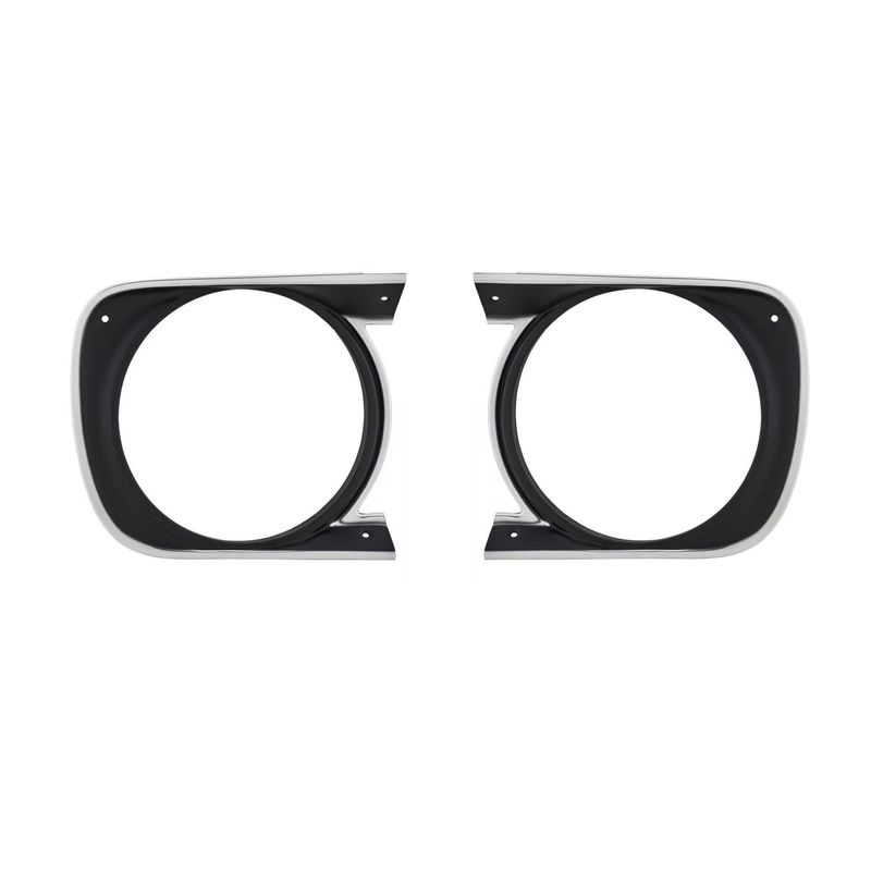 1968 Camaro Standard Headlight Bezel Kit LH &amp; RH