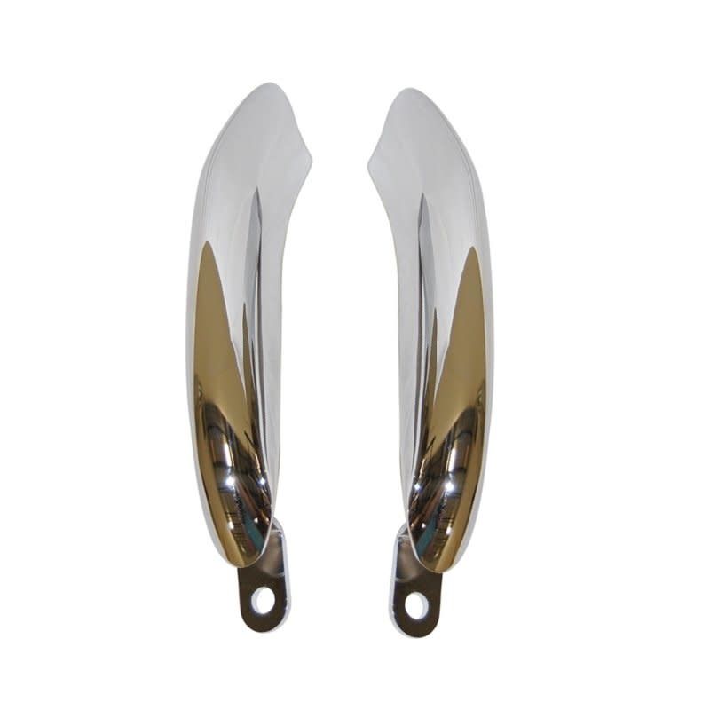 1969 Camaro Standard Rear Bumper Guards Chrome Pair