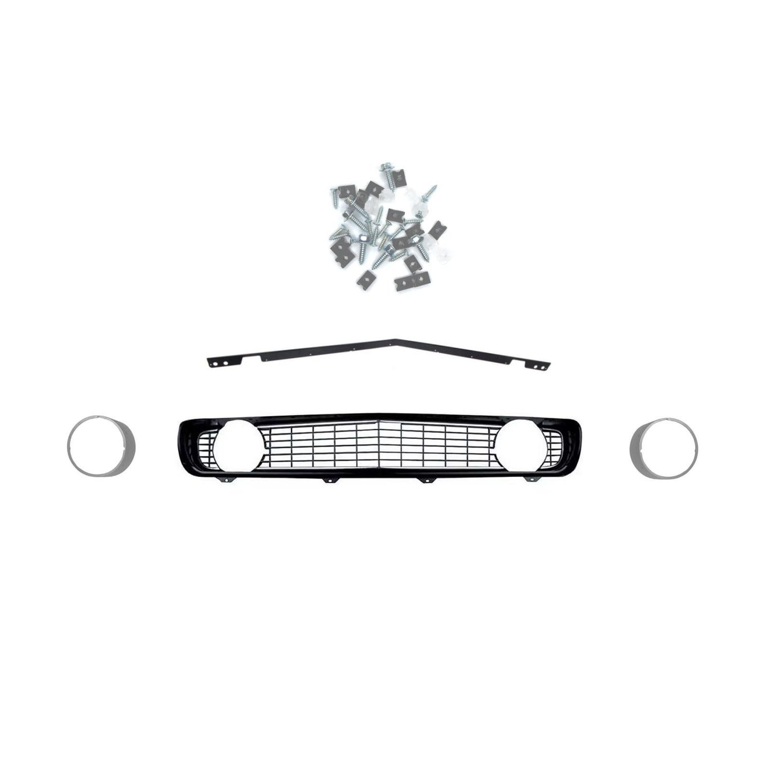 1969 Camaro Standard Grille Kit - Black