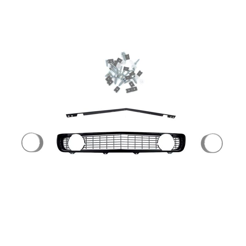 1969 Camaro Standard Grille Kit - Black