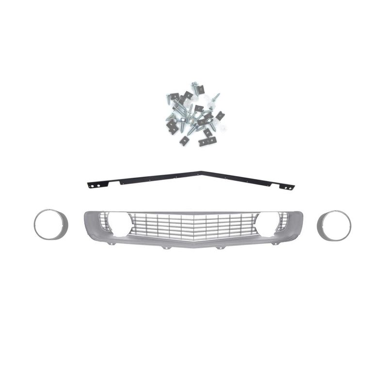 1969 Camaro Standard Grille Kit w/o Trim - Silver
