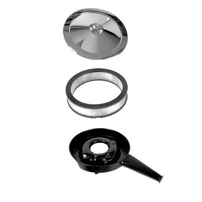 1969 Camaro Basic Cowl Induction Air Cleaner -Chrome Lid