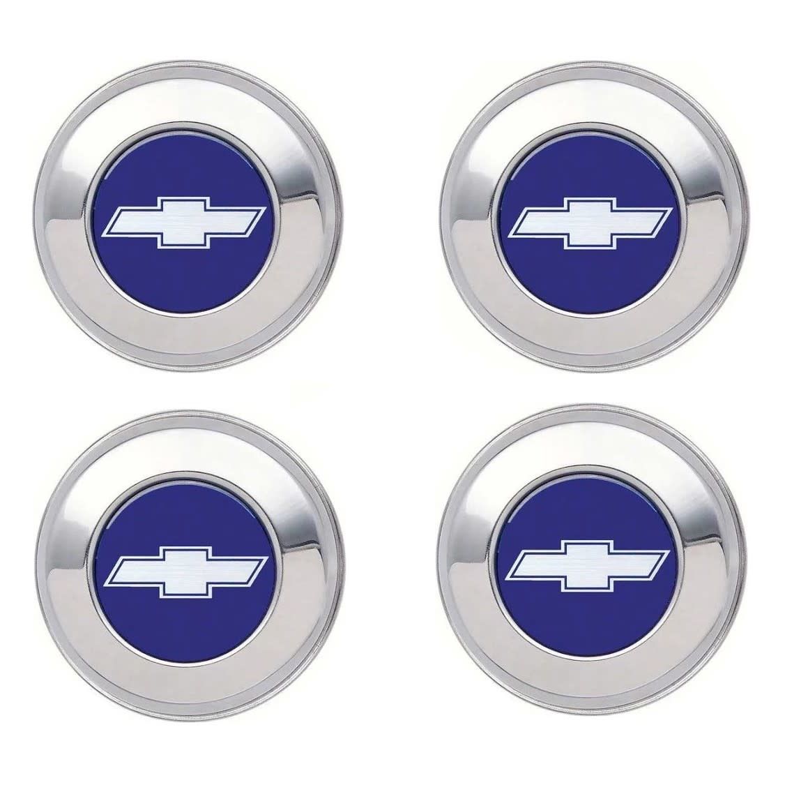 1970-72 Chevelle Bow Tie Wheel Cap Set 4 Pc