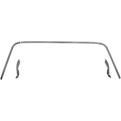1970-81 Camaro Firebird Front Windshield Molding - Black