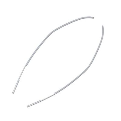 1969 Camaro Firebird Chrome Door Edge Molding - Pair