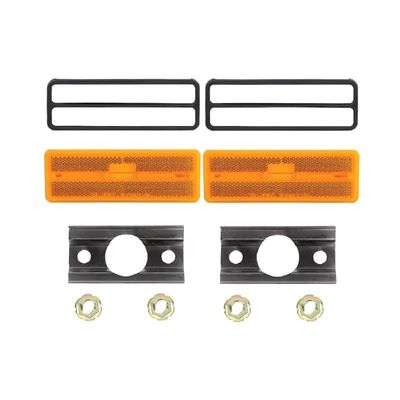 1978-81 Camaro Front Amber Side Marker Kit w/ Lens, Grilles &amp; Hardware
