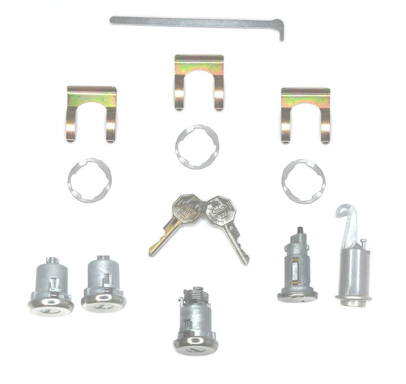 1968 Camaro Ignition, Doors, Trunk &amp; Glove Box Kit