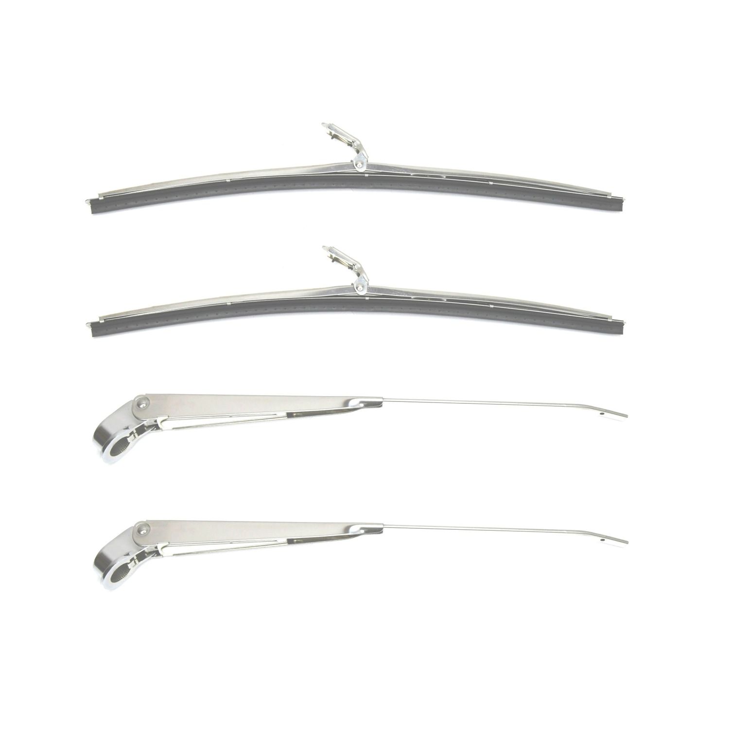 1967-69 Camaro /1964-67 Chevelle / Coupe Wiper Arm &amp; Blade 4pc Kit