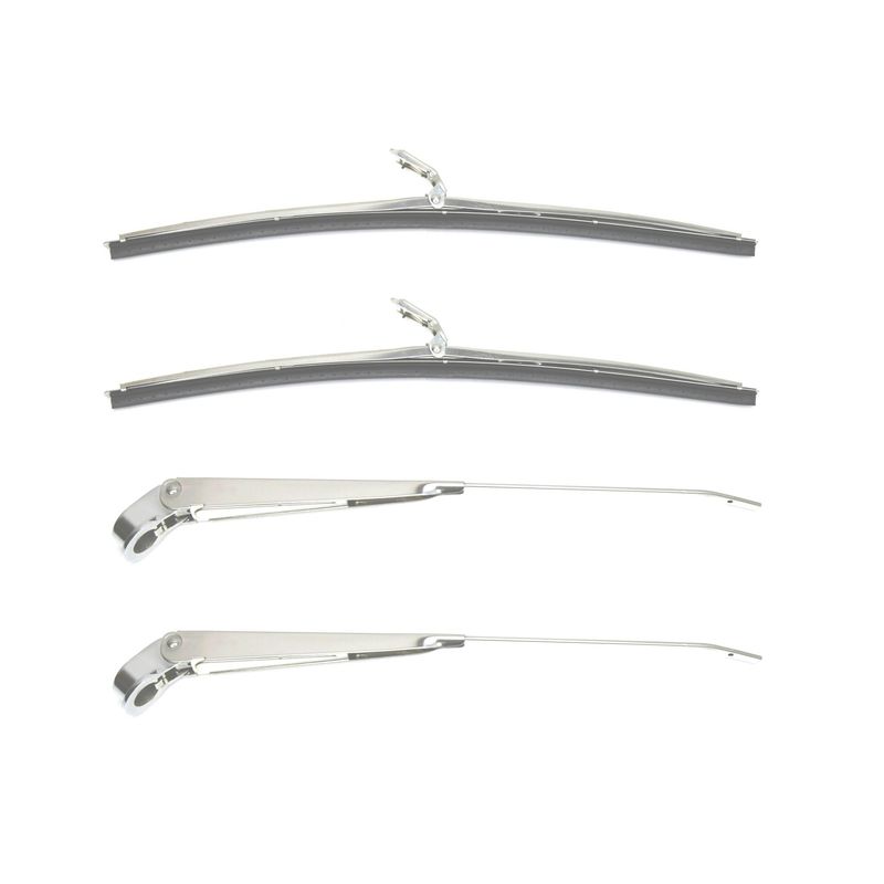 1967-69 Camaro /1964-67 Chevelle / Coupe Wiper Arm &amp; Blade 4pc Kit