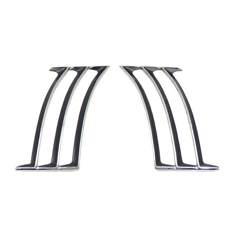 1969 Camaro Quarter Panel Louvers Pair w/Hardware