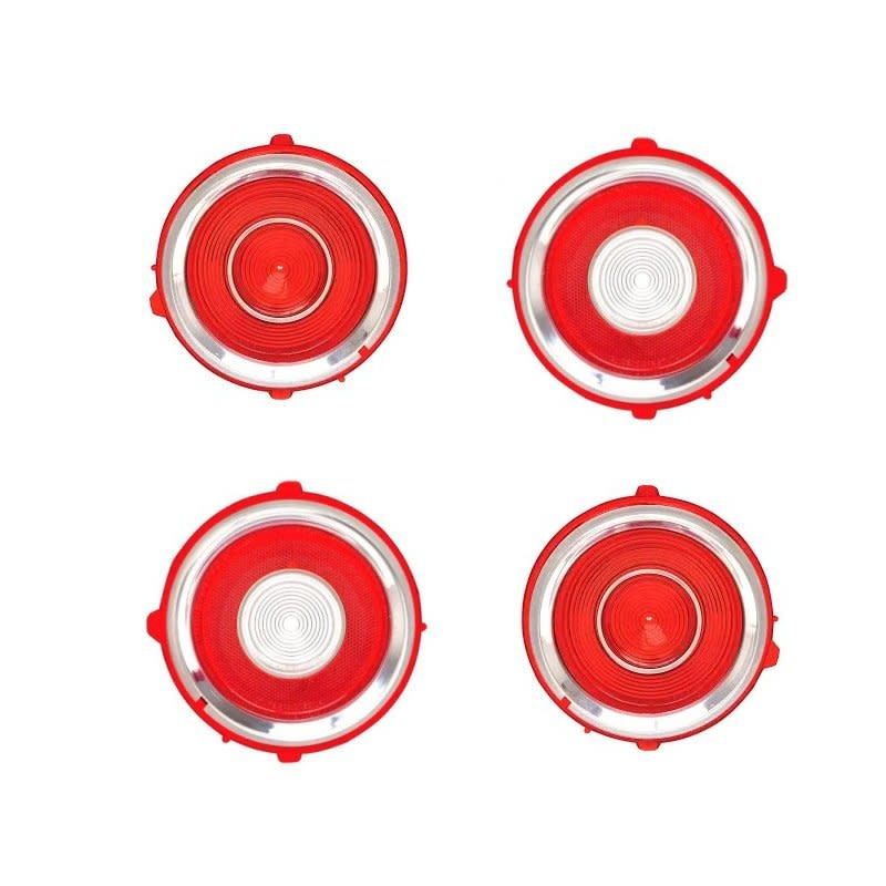 1970-71 Camaro RS Tail Lenses Kit w/ Chrome Ring