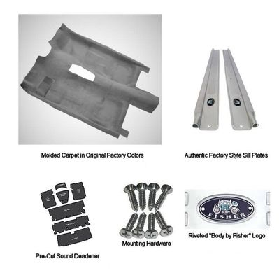 1975-81 Camaro Firebird  Auto Carpet Kit  - BLACK