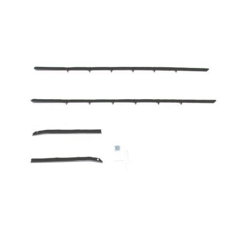 1968-69 Camaro/Firebird Conv 4-Pc OE Outer Window Felts Round Bead