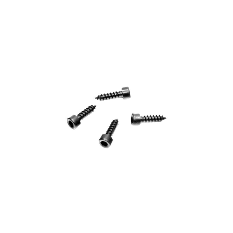 1973-81 Camaro 73-78 Firebird Console Shift Plate Black Allen Head Screws 4-Pc