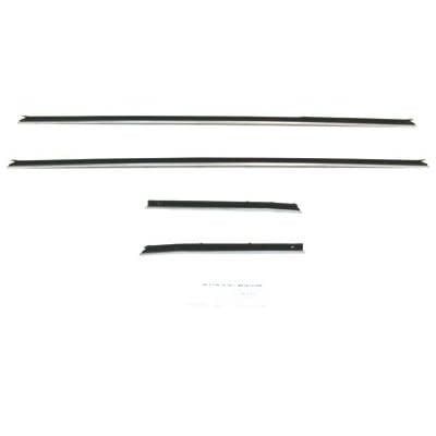 1968-69 Camaro Firebird Convertible  4-PC Outer Window Felts - Flat Bead