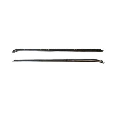 1970-81 Camaro Firebird Outer Windowfelts 2-Pc w/ Chrome Bead
