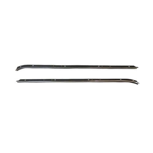 1970-81 Camaro Firebird Outer Windowfelts 2-Pc w/ Chrome Bead