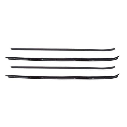 1970-81 Camaro 4-Pc Windowfelt Kit w/o Chrome Bead