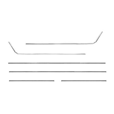 1968-69 Camaro/Firebird Deluxe Front &amp; Rear Door Panel 6-piece Molding Set