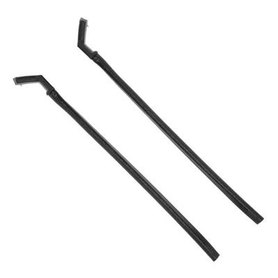1967 Camaro Firebird Door Jamb Windlace - Pair - Black