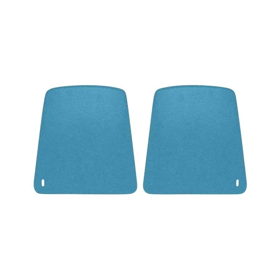 1968 Camaro Firebird Bucket Seat Backs - Med Blue